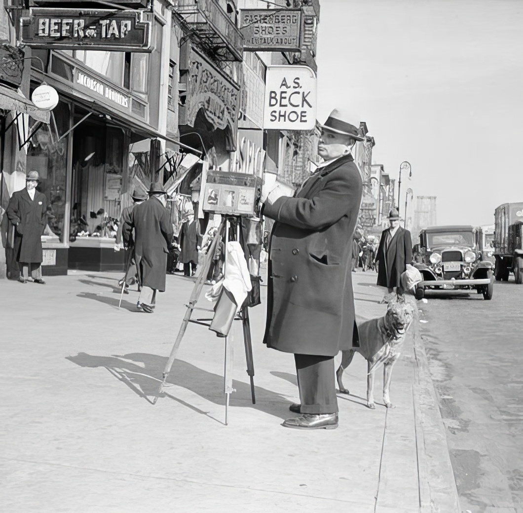 Man with a camera, 1935.