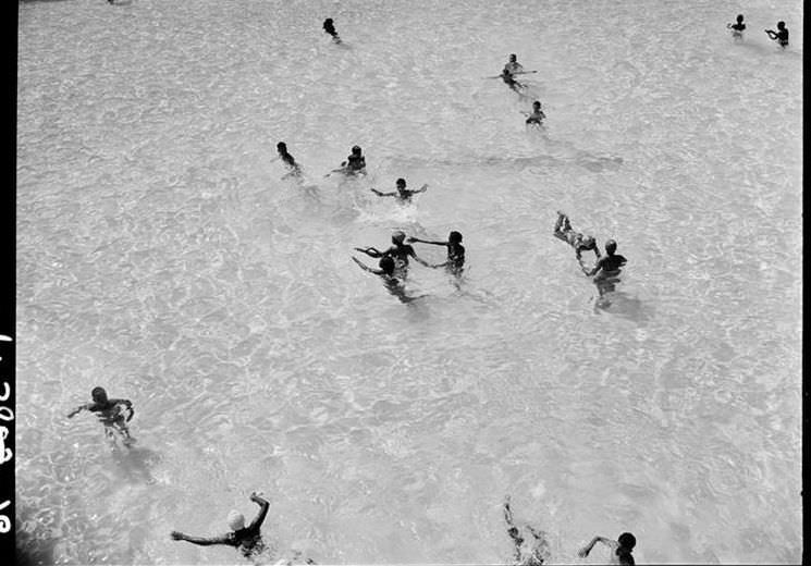 Colonial Park Pool below Sugar Hill, 1939.