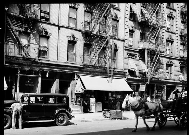 134th Street and Fifth Avenue, 1939.