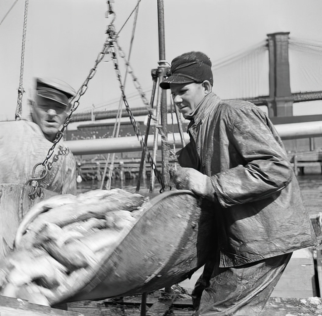 Waterfront scene, 1937.