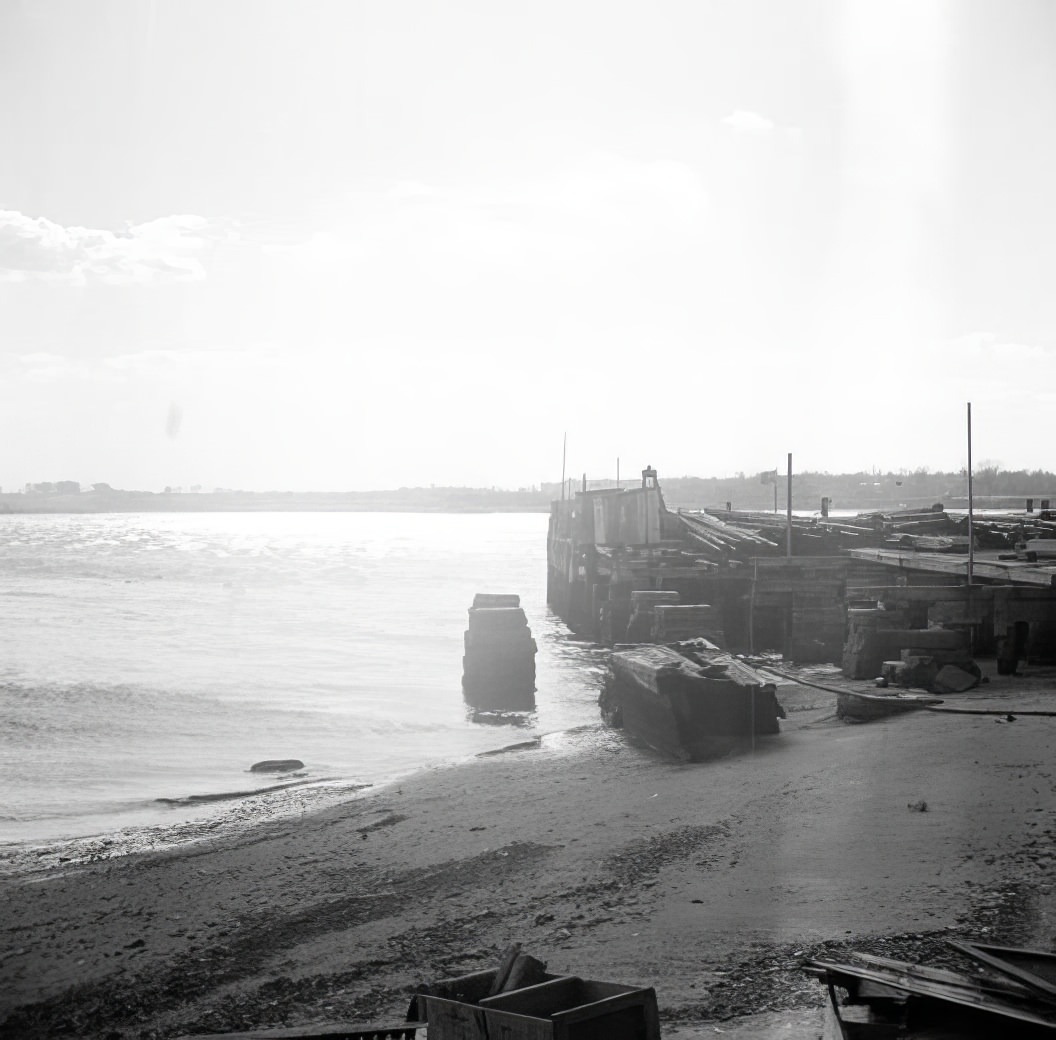 Waterfront scene, 1937.