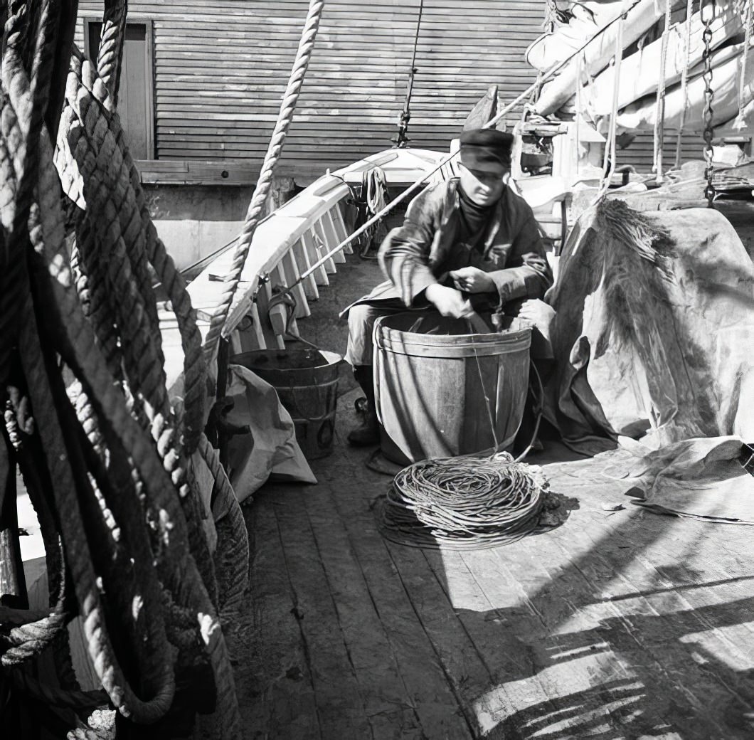 Waterfront scene, May 1937