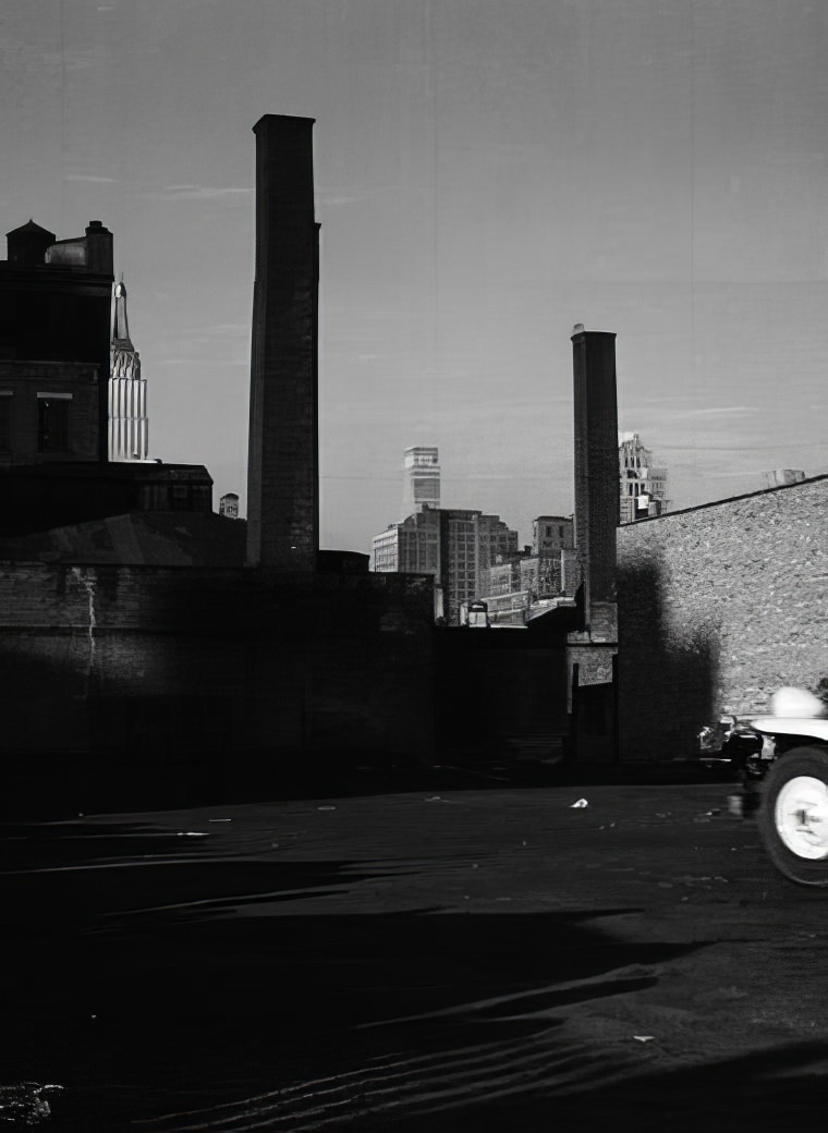 Two smokestacks, 1936