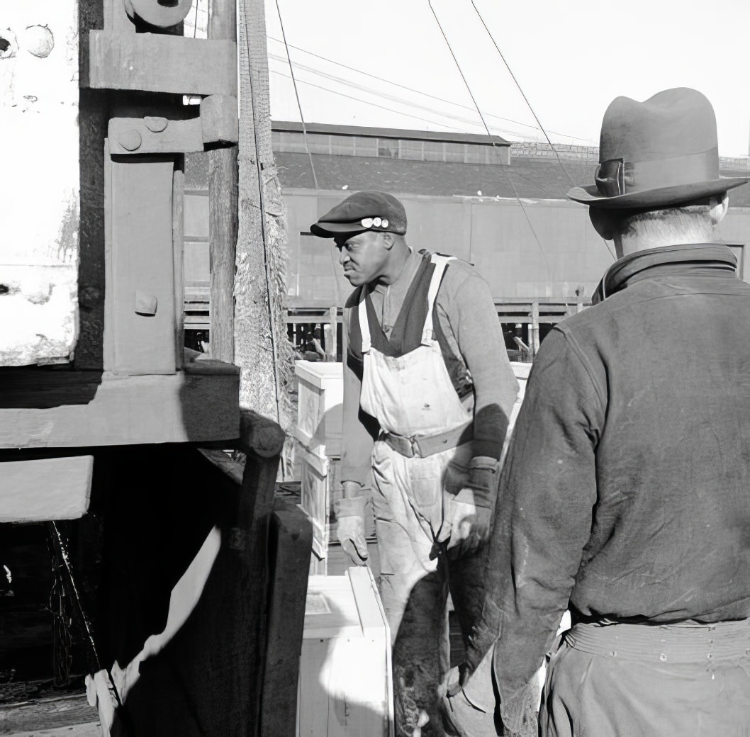 Waterfront scene, May 1938