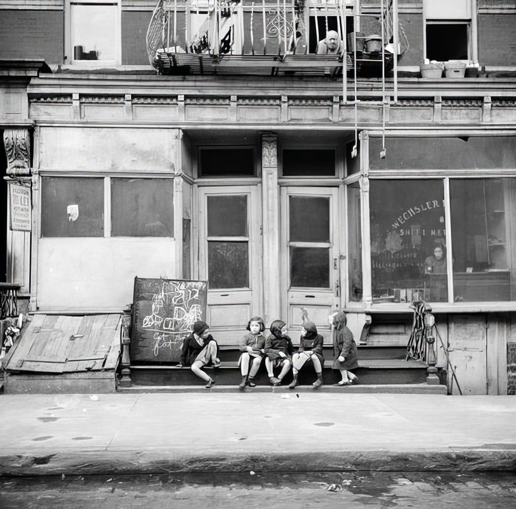 Street children, 1935