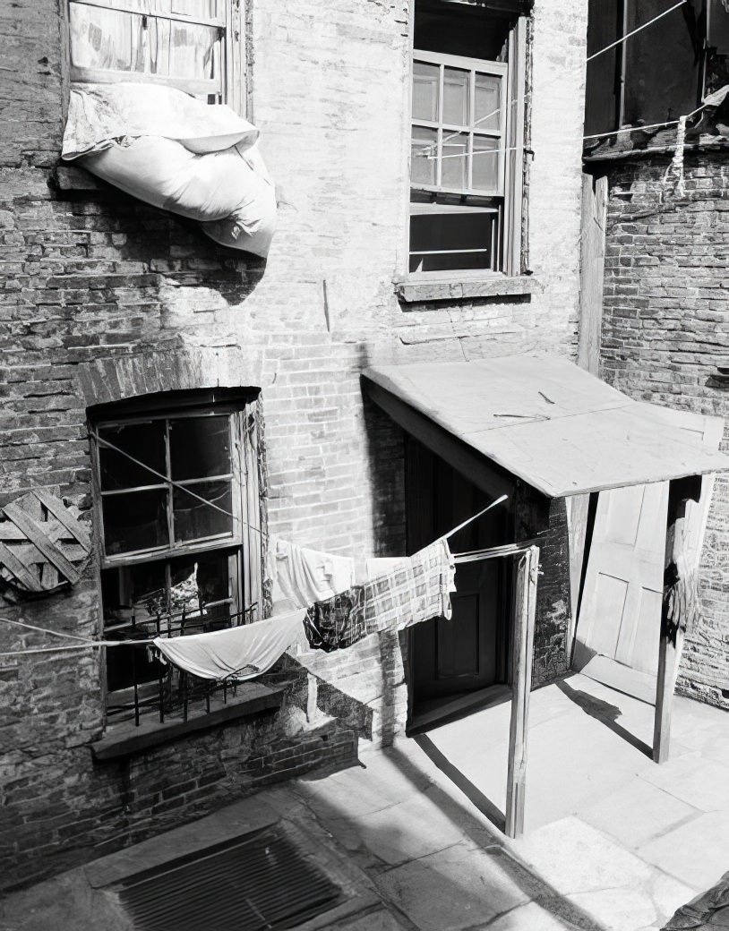 Back of a tenement, 1935