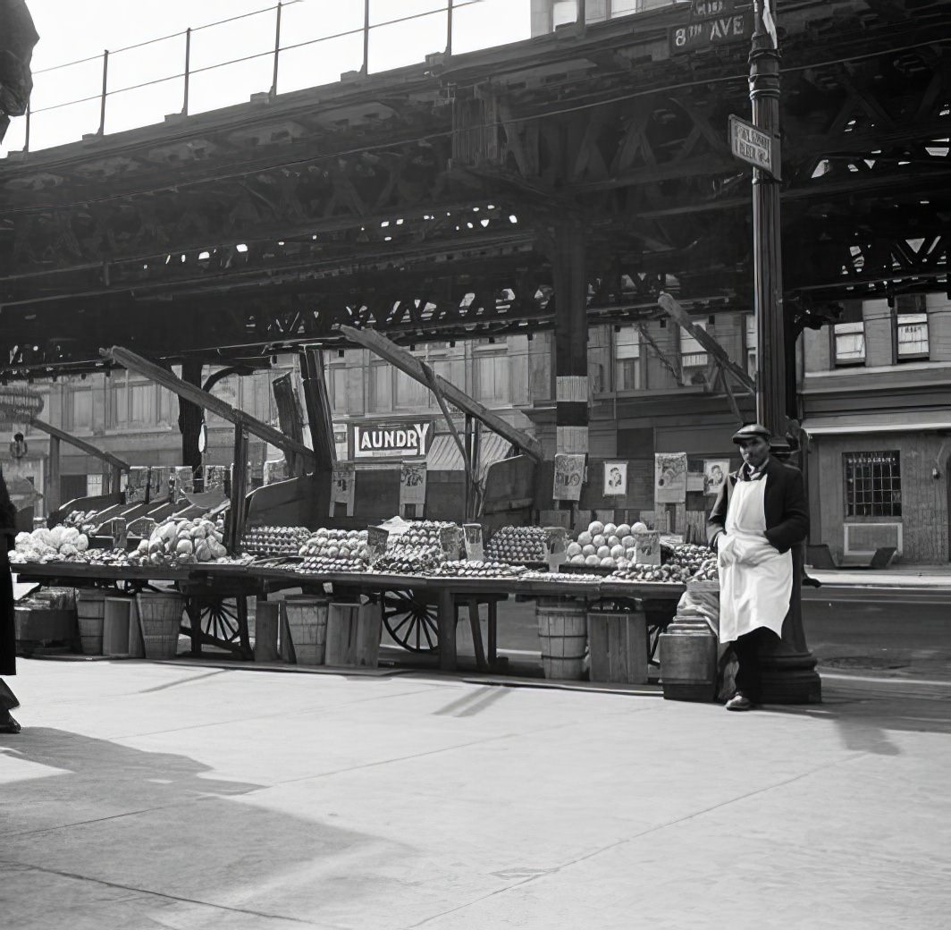 Fruit stand, 1937