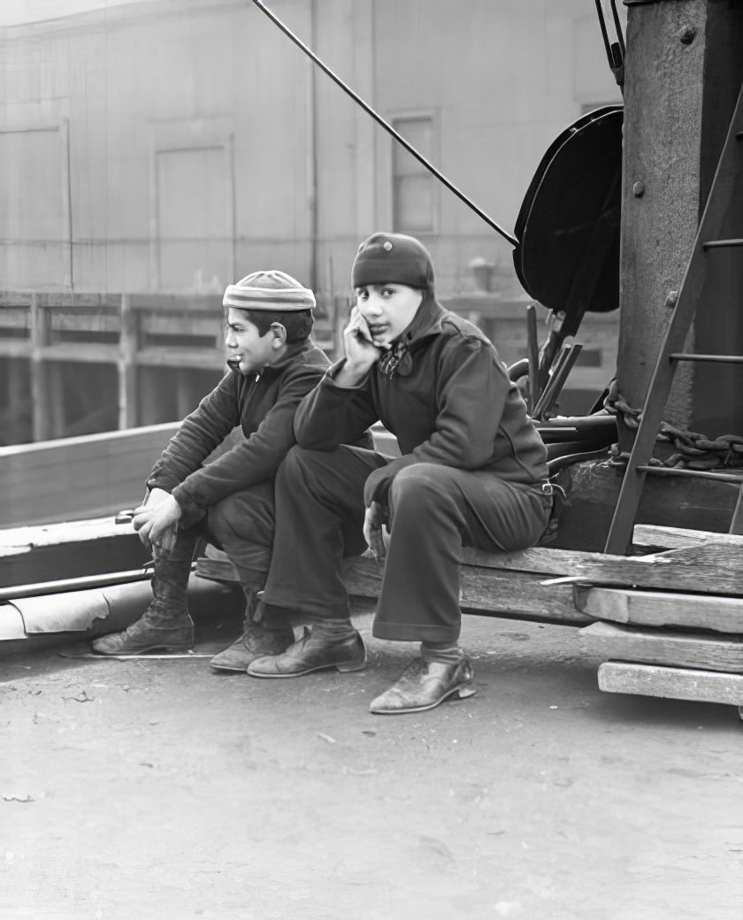 Waterfront scene, May 1937