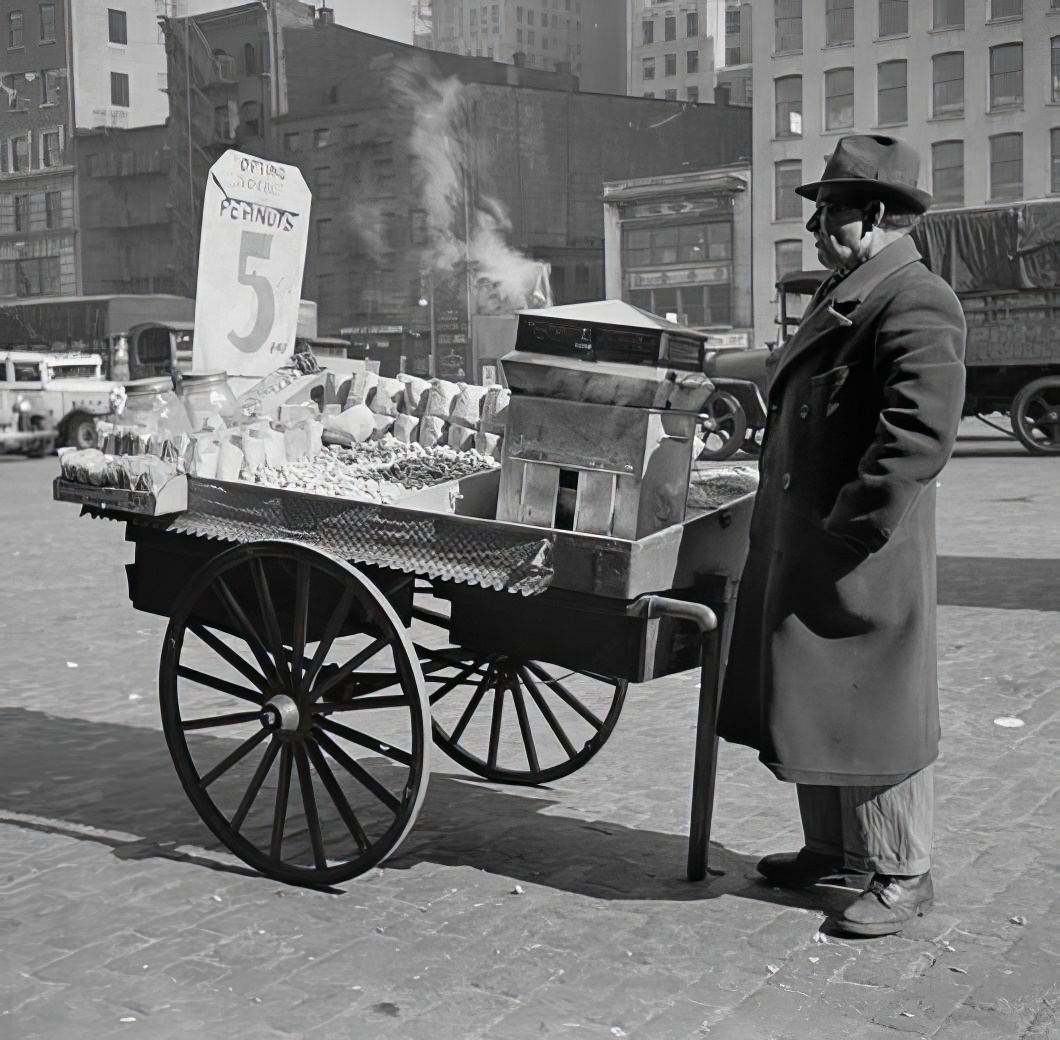 Peanuts, 5 cents, 1936.