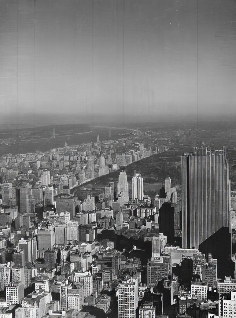 Manhattan Street scene, 1936.