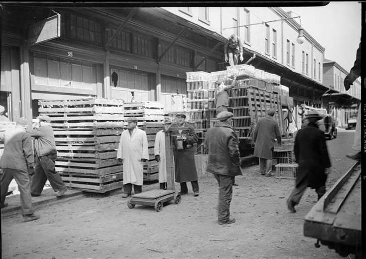 West Washington Market: Poultry, 1938.