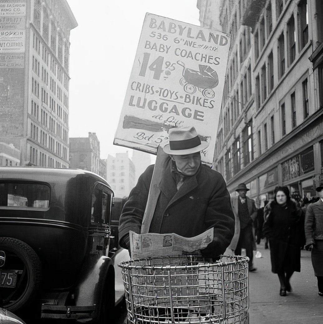 Street scene, 1940.