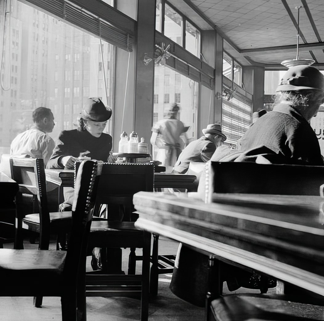 Cafeteria, 1938.