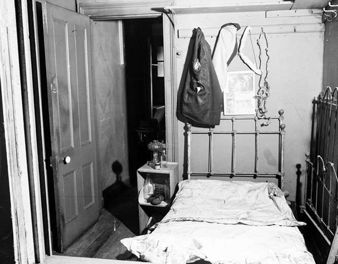 Bedroom interior, 1938.