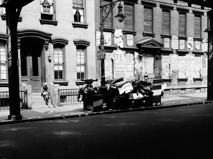 Eviction scene, 1936.