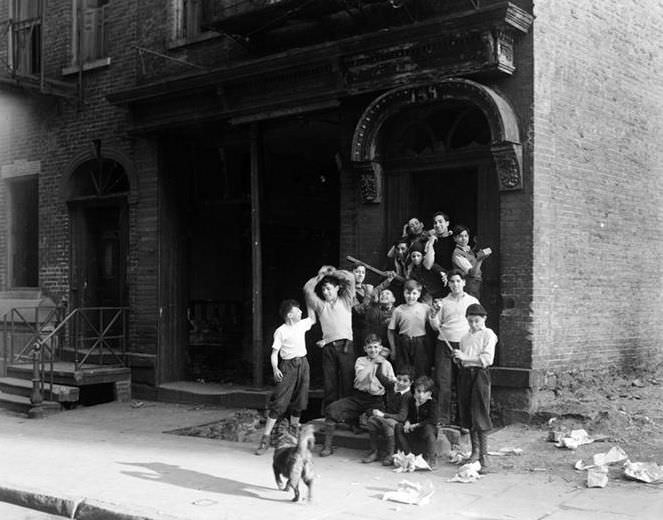 Stickball team, 1936.