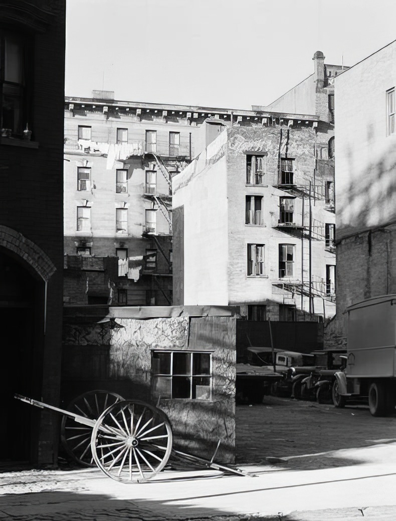 Cart wheels, 1936.