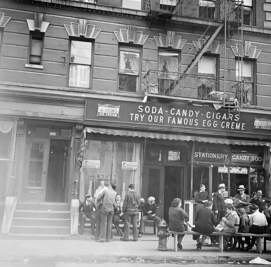 Candy store, 1936.