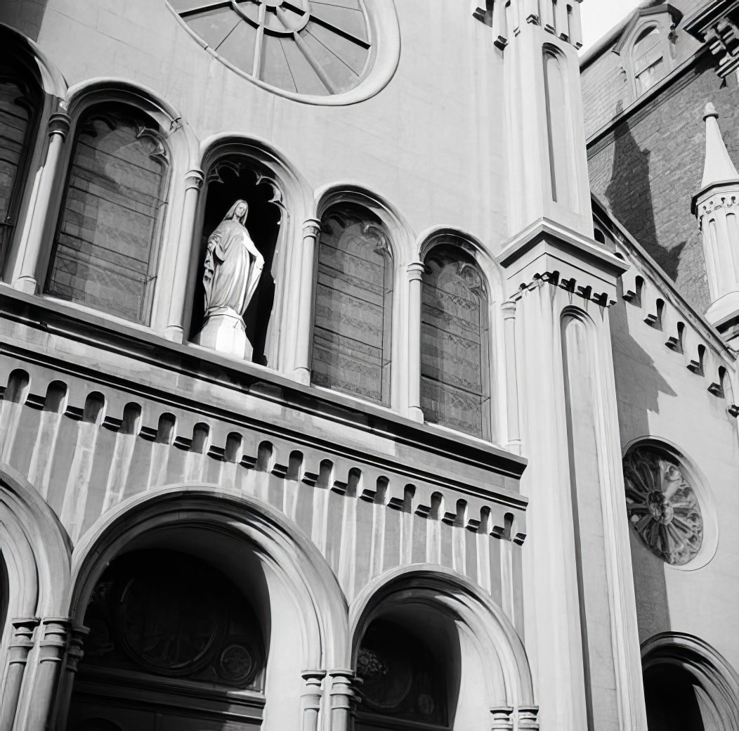 Church facade, 1936.