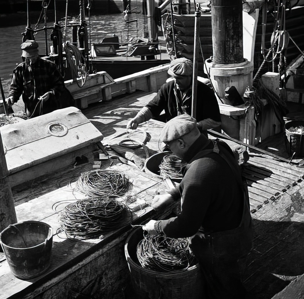 Waterfront scene, May 1937.