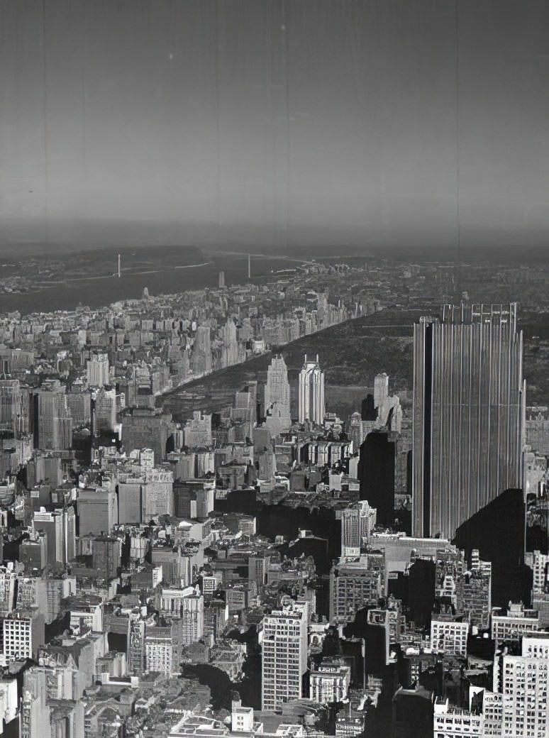 Manhattan, circa 1936.