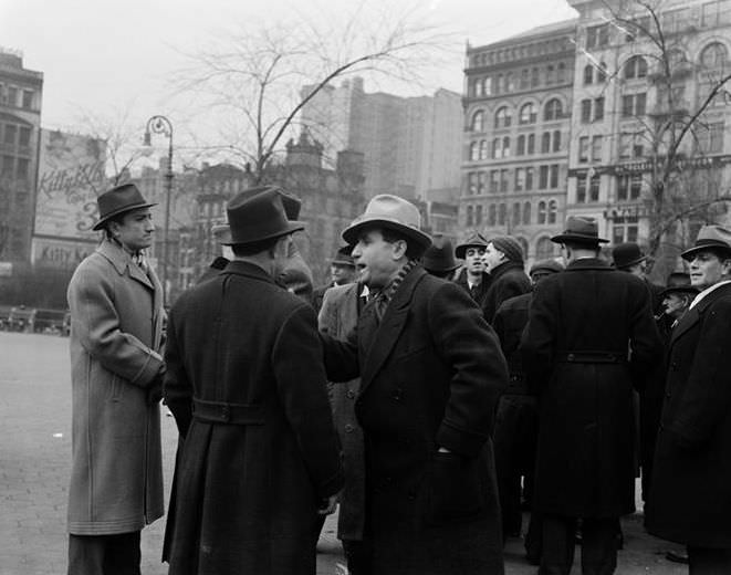 Union Square Park, 1940.