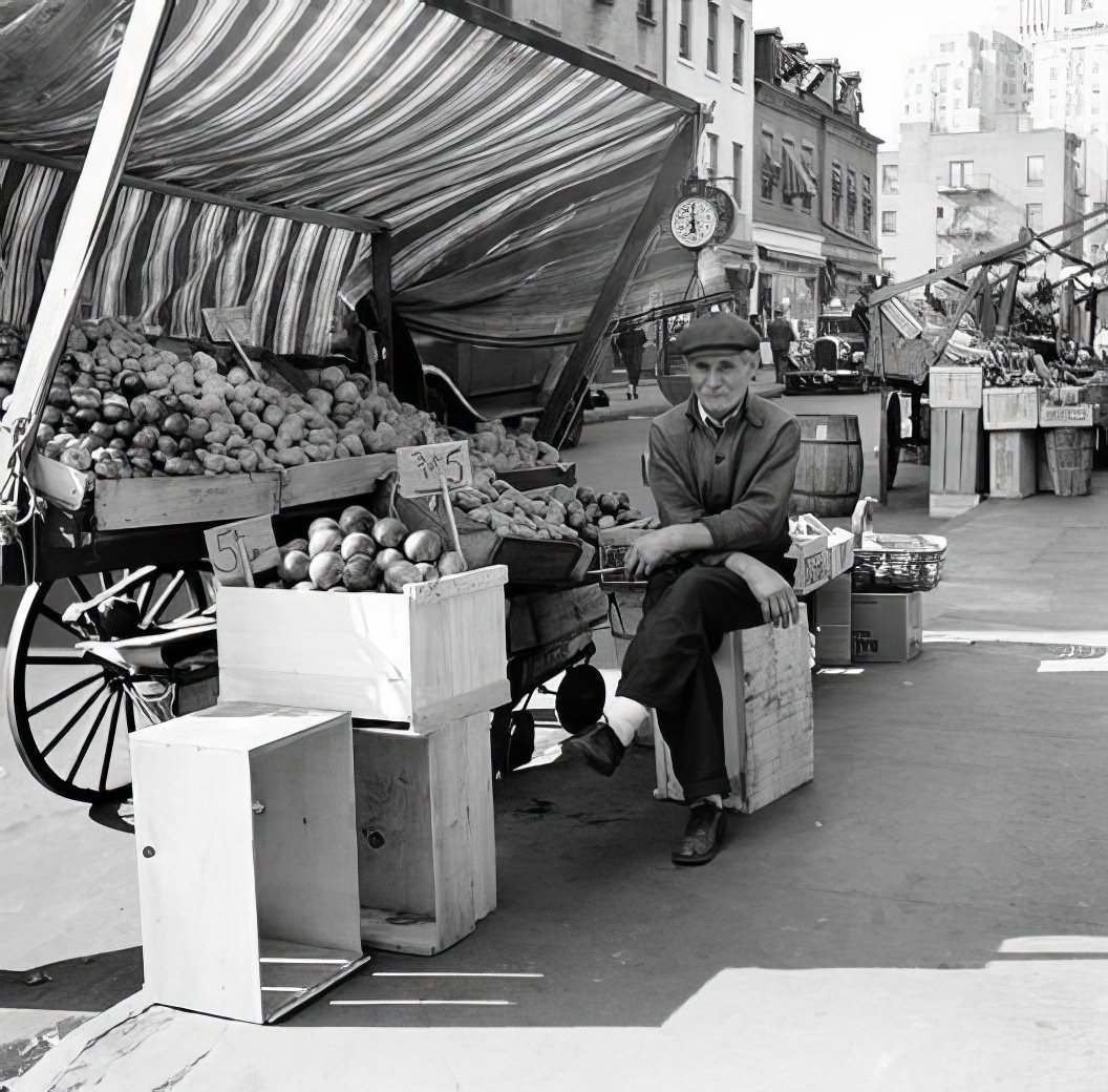 Pushcarts, 1938.