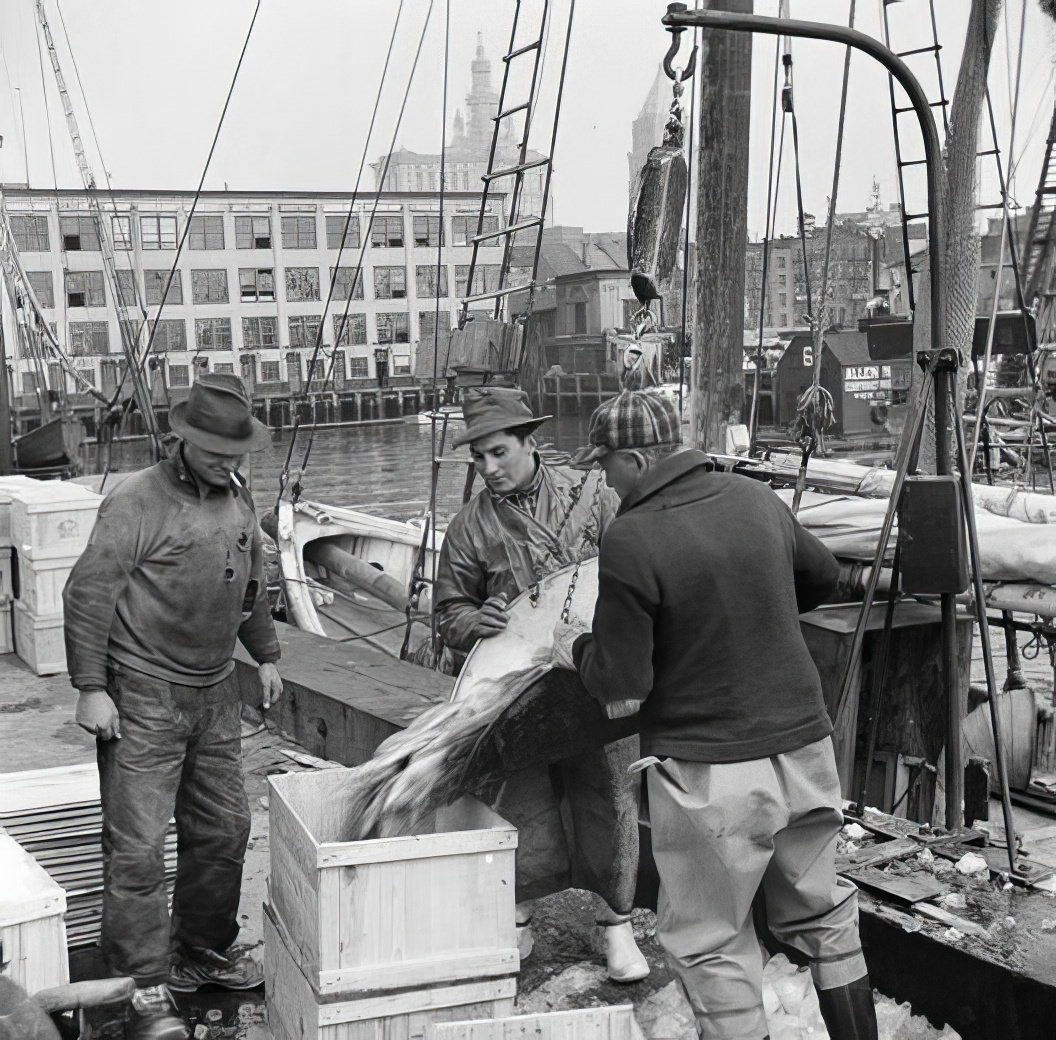 Waterfront scene, May 1937.