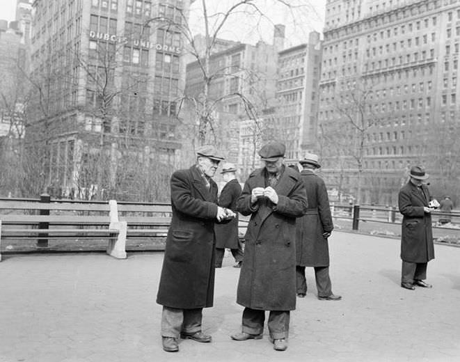 In the park, 1940.