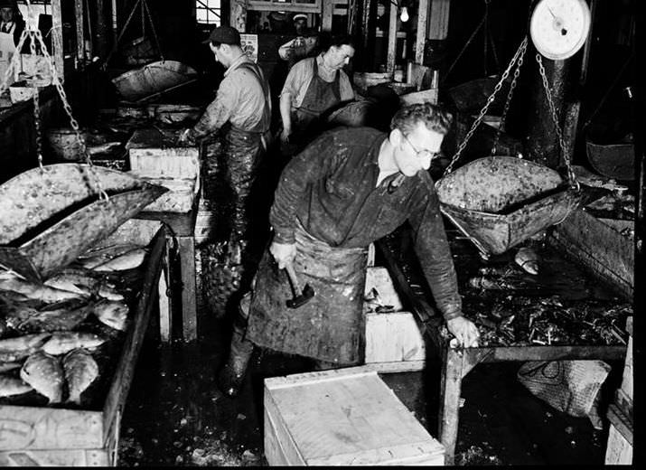 Fulton Fish Market, 1938.