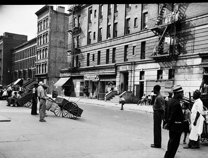 144th Street and Madison Avenue, 1939.