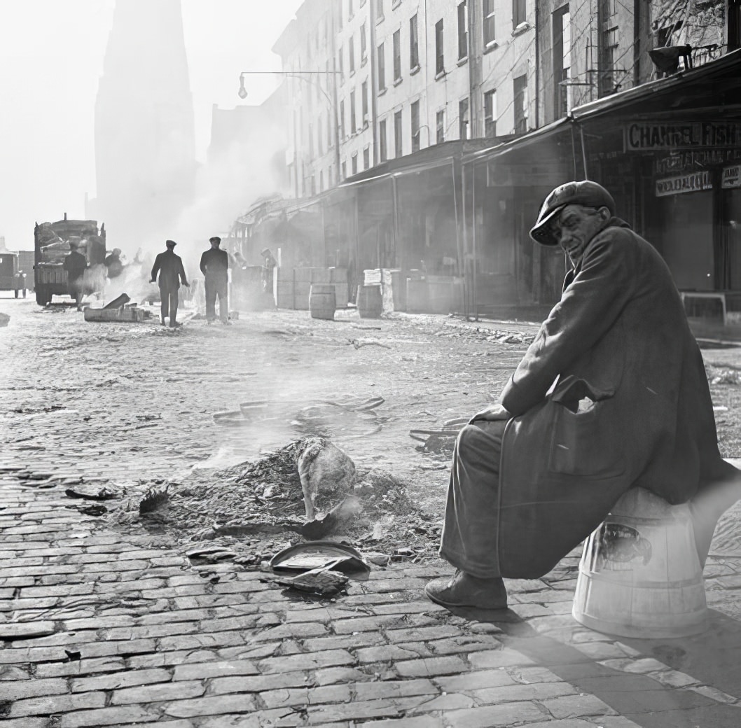 Waterfront scene, May 1937.