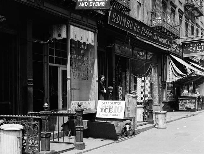 Small storefronts, 1936.