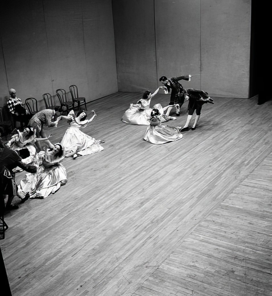 Dance practice, 1937.