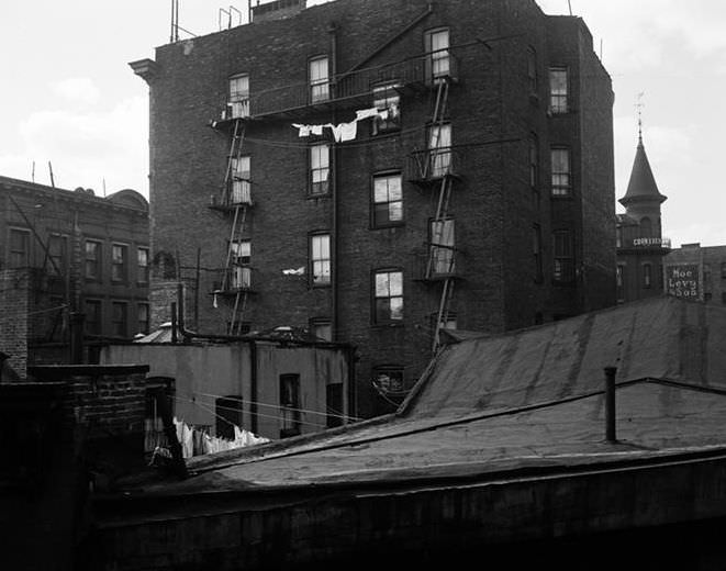 Tenement rear, 1936.