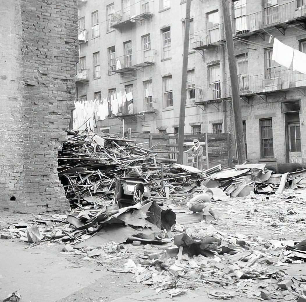 Wreckage, 1936.