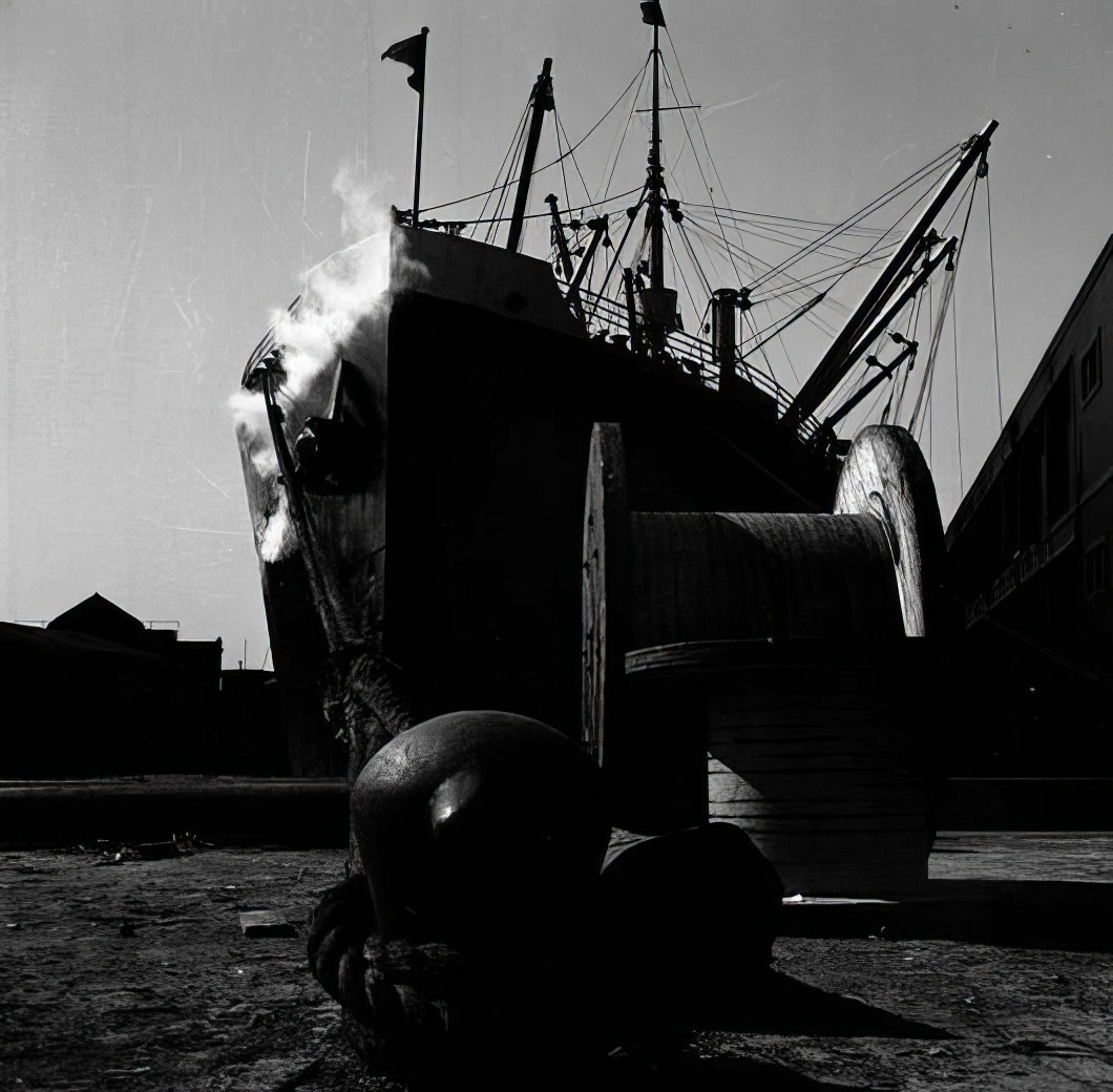 Waterfront scene, May 1938.