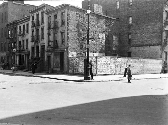 Street corner, 1936.