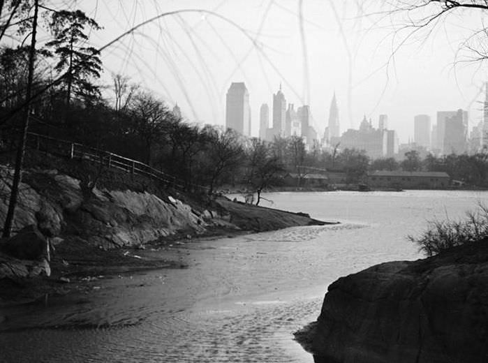 Central Park Lake, 1935.