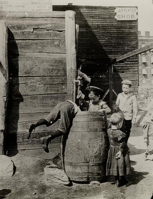 Children's playground, 1895.