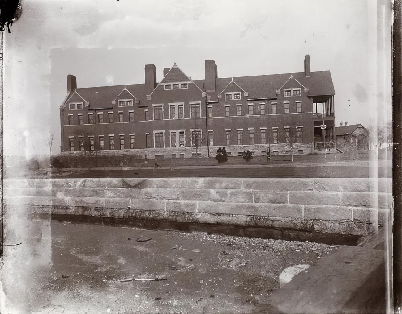 North Brother Island: The smallpox hospital, 1891.