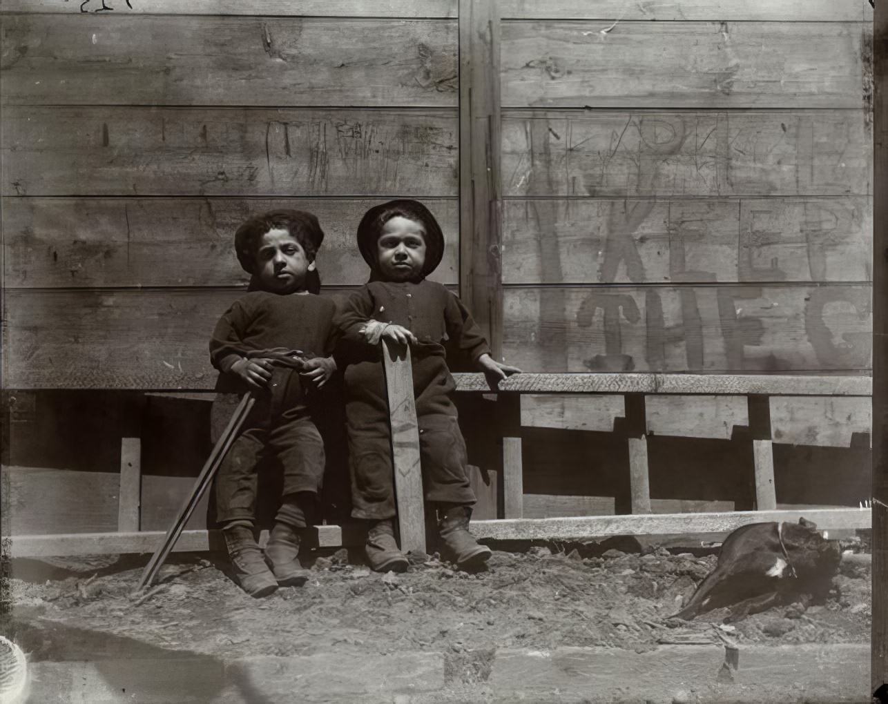 The Mott Street Boys, "Keep off the Grass," 1891.