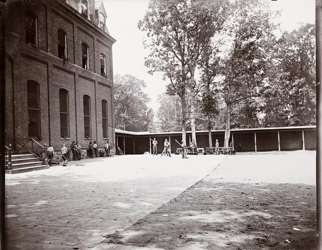 Juvenile Asylum Playground, 1891.