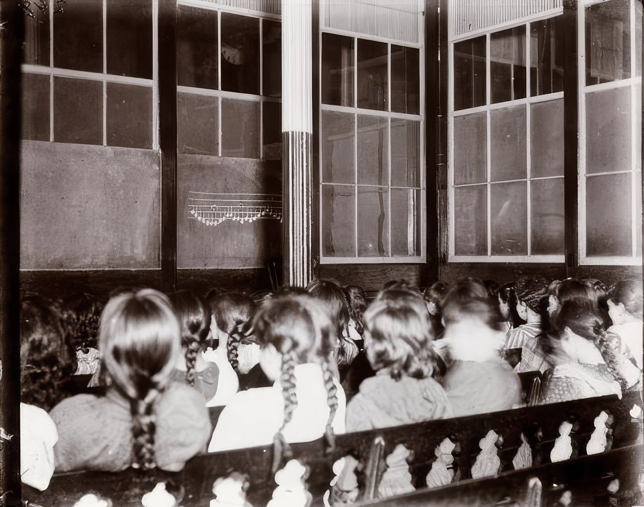 A study in back hair (taken by mistake), 1891.