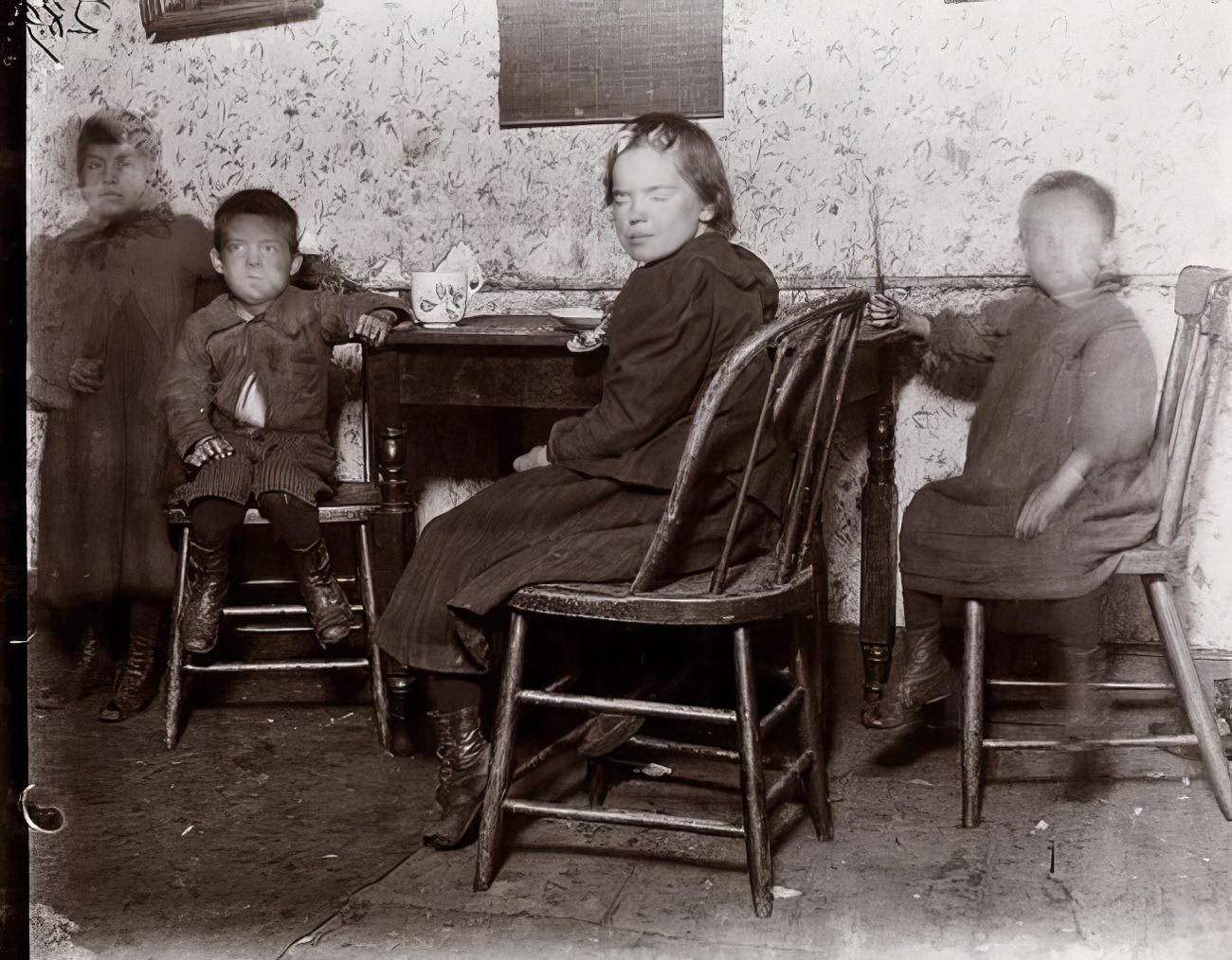 Children in "The Ship," 1895.