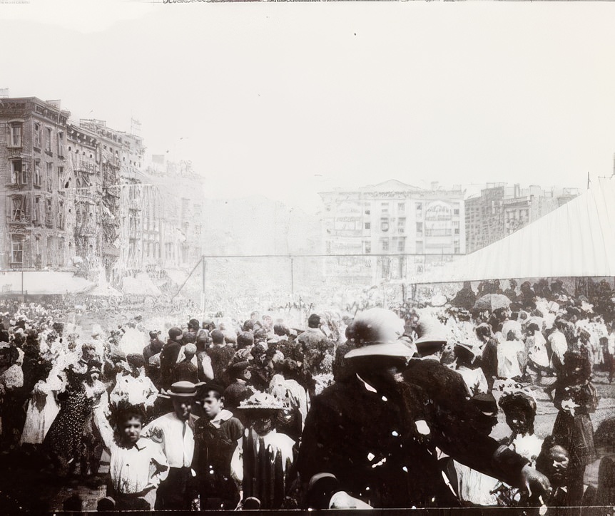 Seward Park on opening day, 1894.