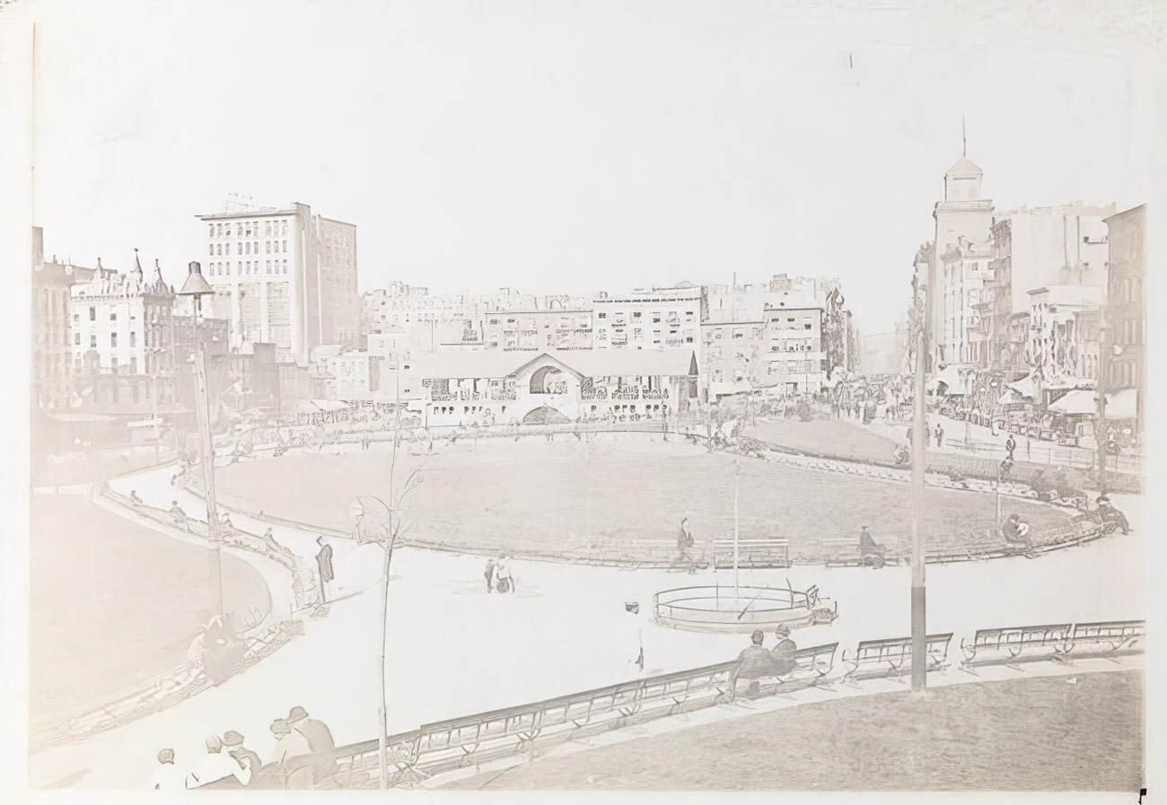 Mulberry Bend Park, 1900.