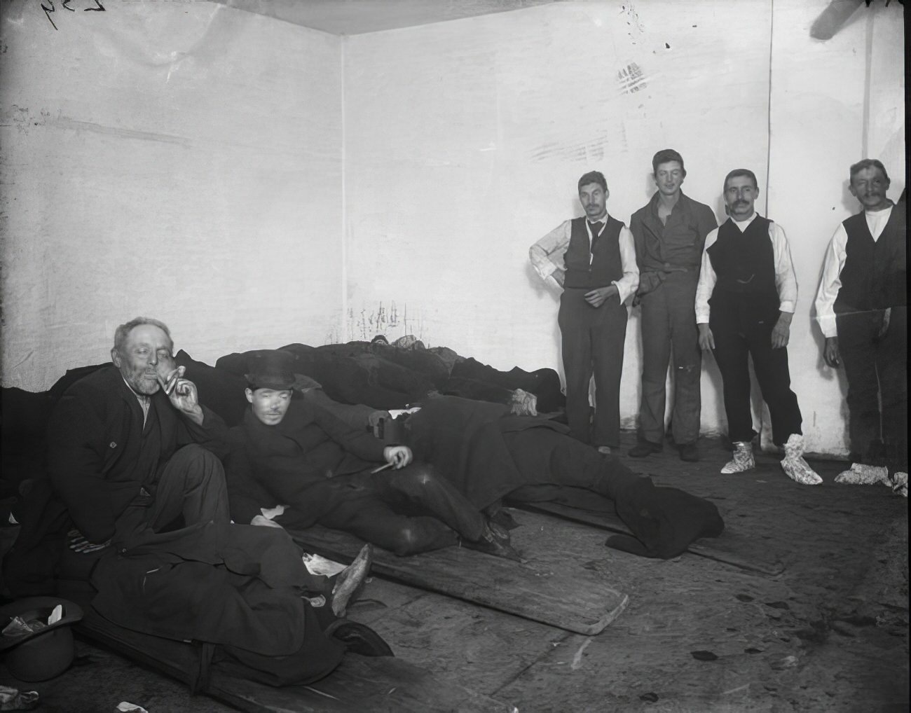 Police Station lodging room, 1890s.