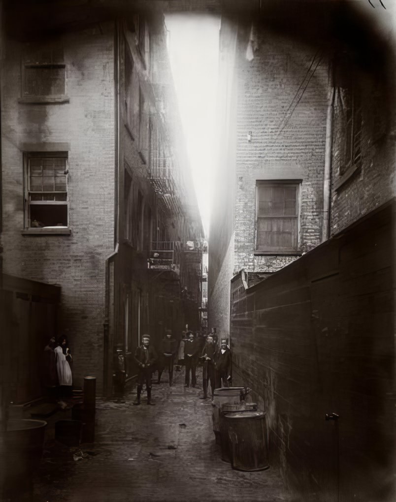 Mullen's Alley, Cherry Hill, 1890s.