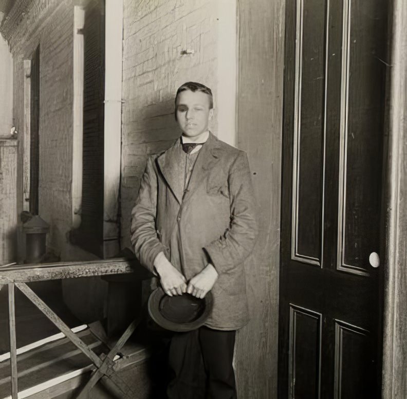 Police Station Lodging Room, Leonard Street Station, circa 1891.